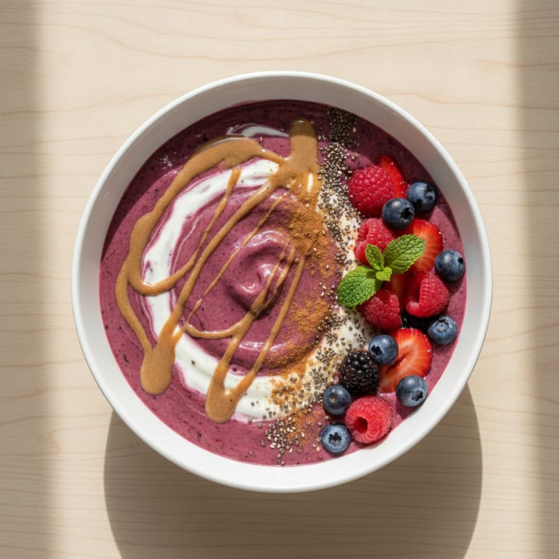 Mixed Berry Breakfast Smoothie