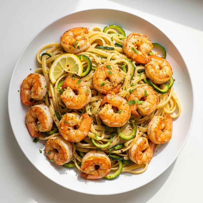 Zesty Garlic Butter Shrimp Scampi