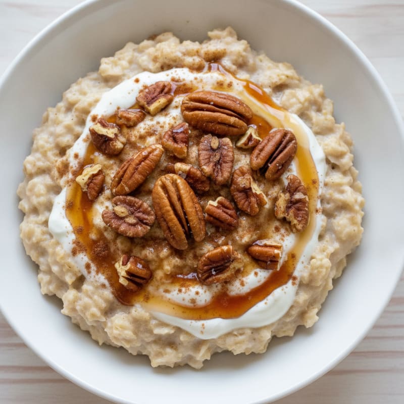 Maple Pecan Oatmeal Delight