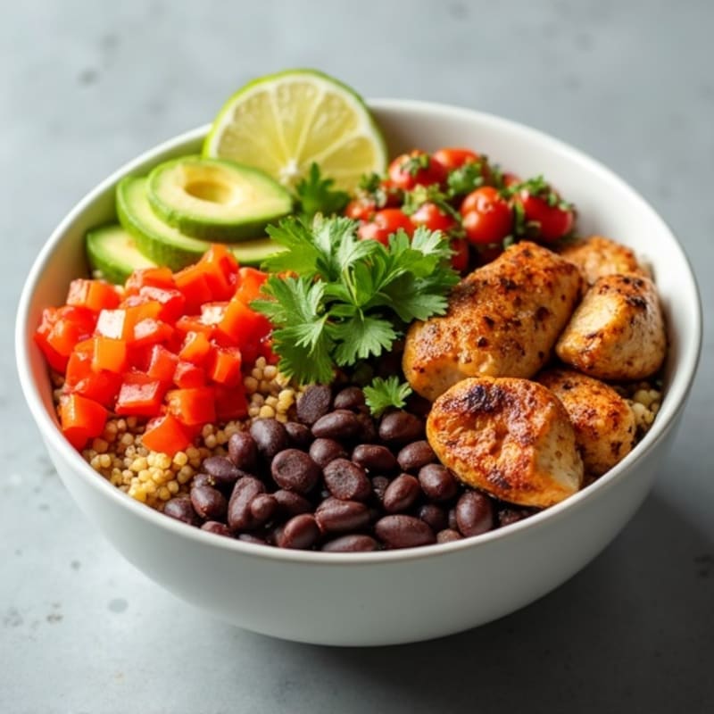 Fresh Black Bean Burrito Bowl