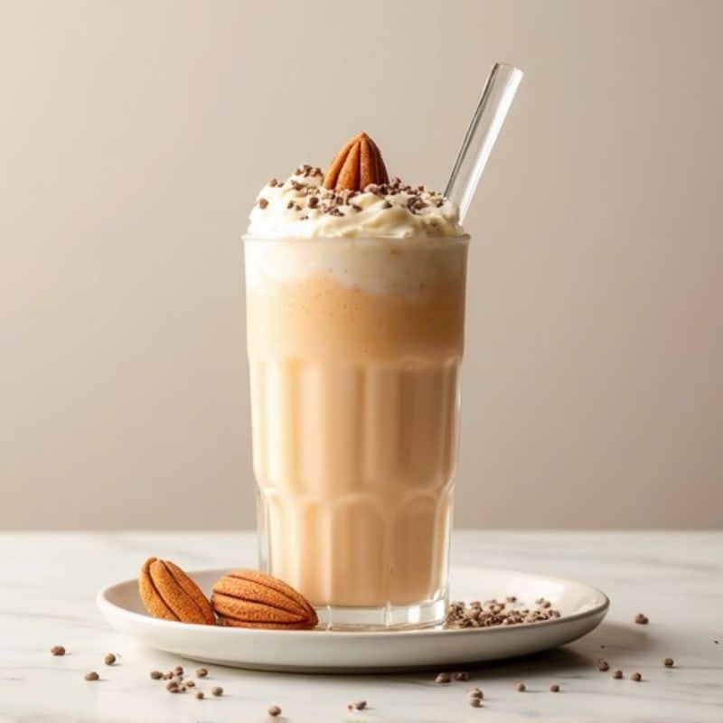 Protein Shake with Almond Butter and Chia Seeds