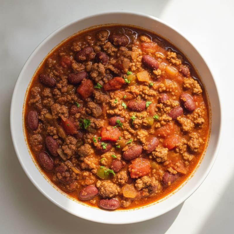 Hearty Beef and Bean Chili