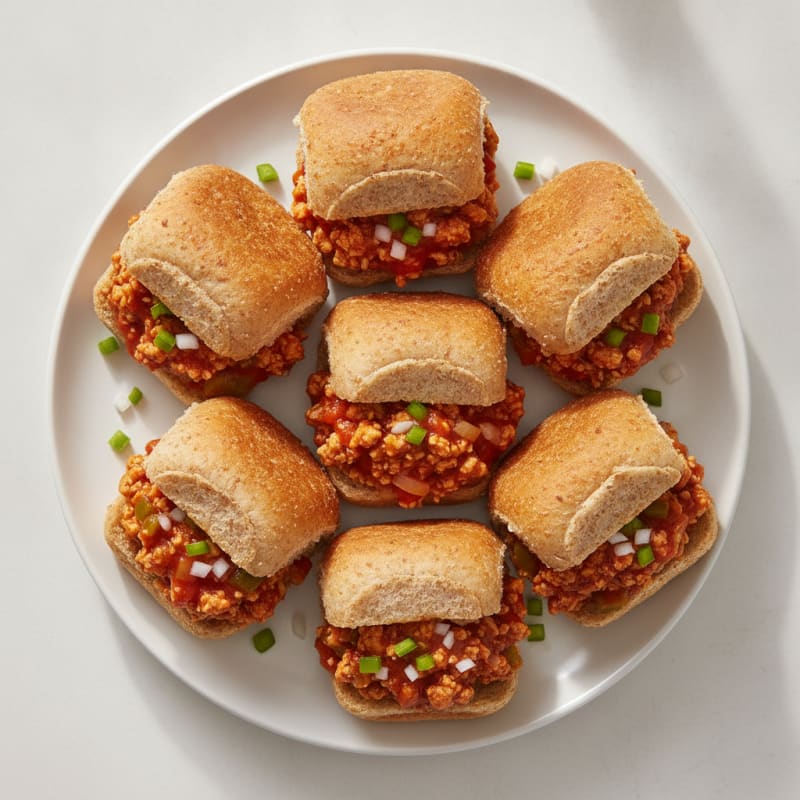 Sweet and Tangy Sloppy Joe Sliders