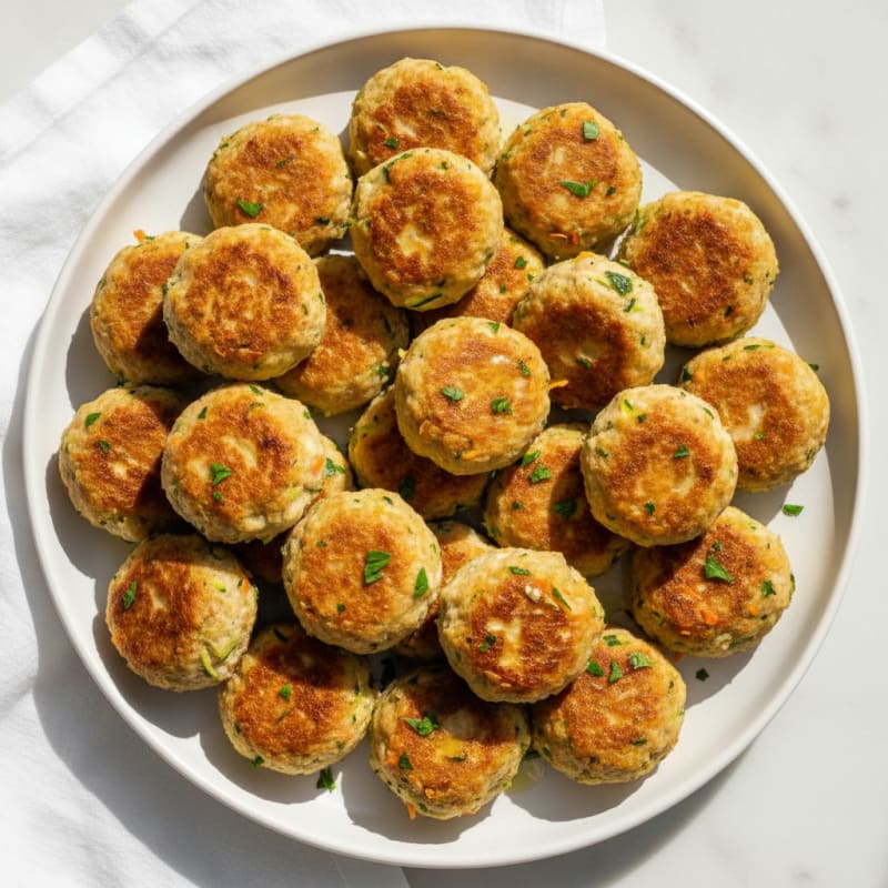 Mini Chicken and Veggie Meatballs