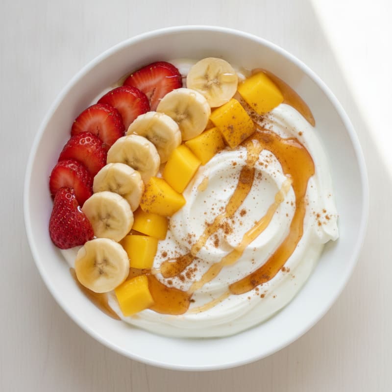 Berry and Mango Greek Yogurt Power Bowl