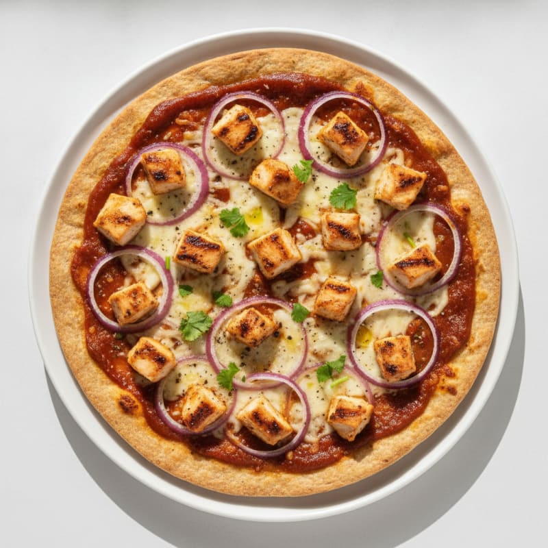 High-Protein BBQ Chicken Pizza
