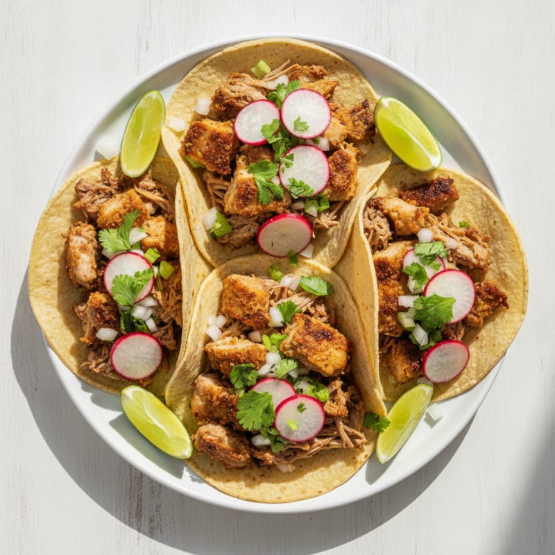 Slow-Cooked Pork Carnitas Tacos