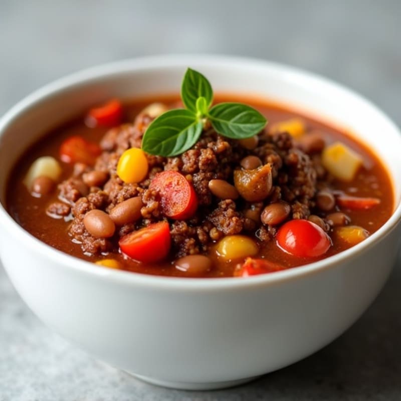 Hearty Slow Cooker Beef Chili