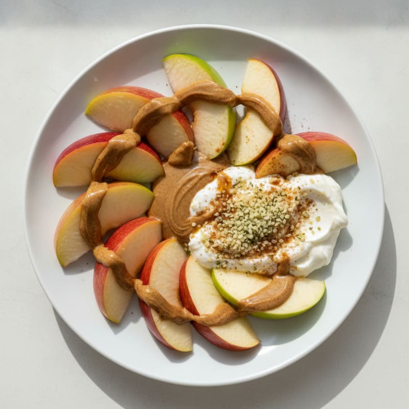 Almond Butter Apple Slices