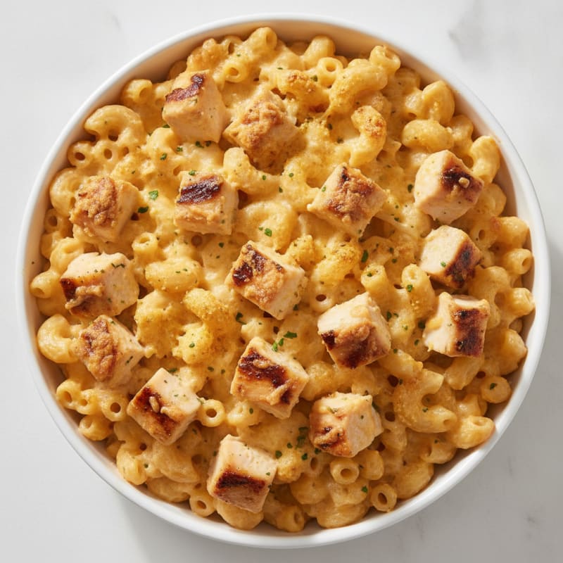 Cheesy Chicken Macaroni Bake