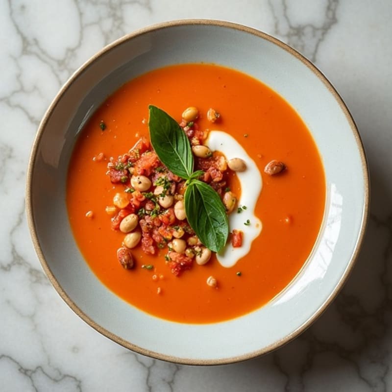 Creamy Roasted Tomato Basil Soup
