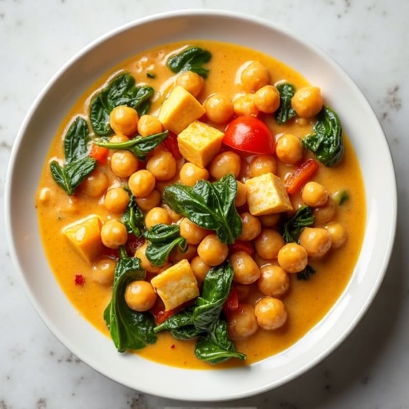 Creamy Chickpea Coconut Curry