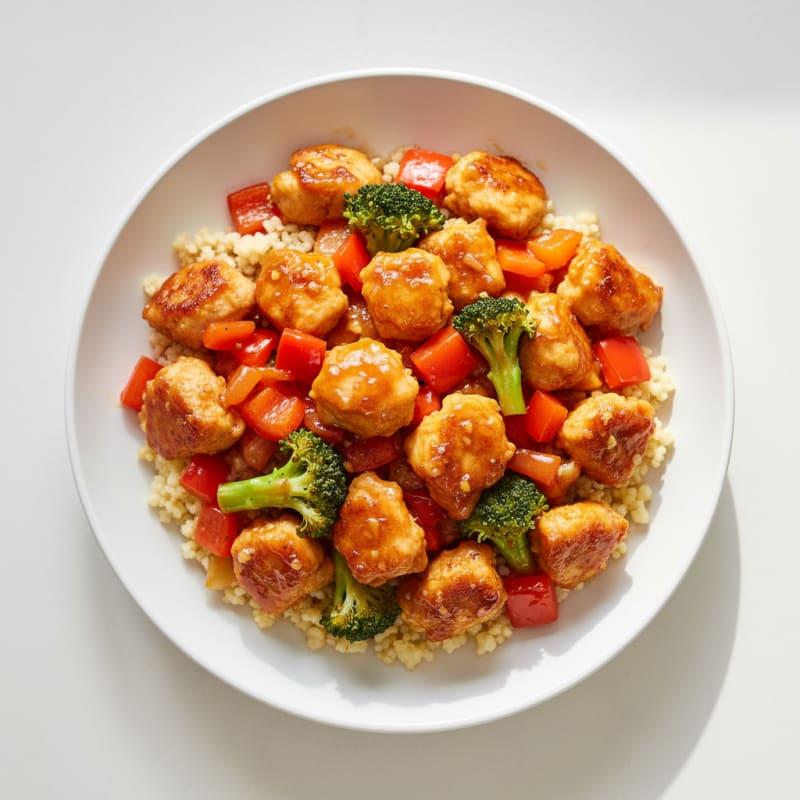 Crispy Sweet and Sour Chicken Stir-Fry