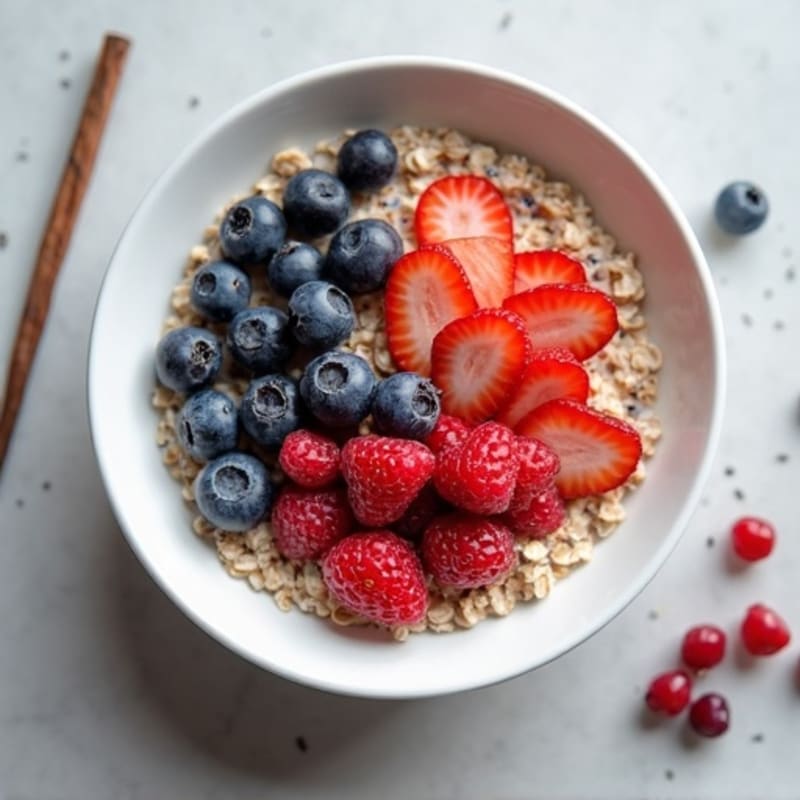Protein-Packed Vanilla Berry Overnight Oats