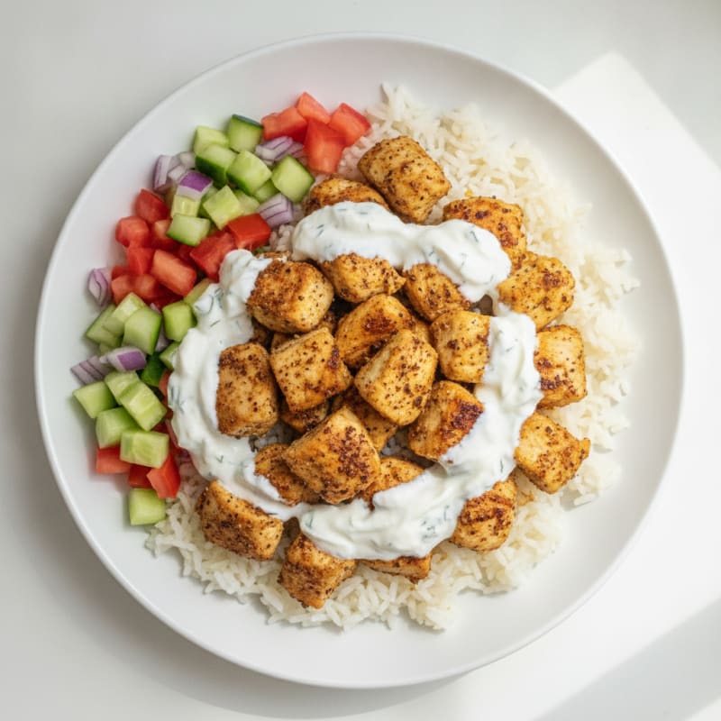 Chicken Shawarma Rice Bowl