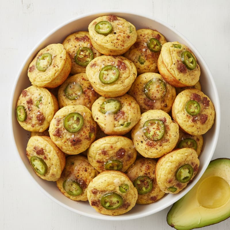 Spicy Breakfast Egg Mini Muffins