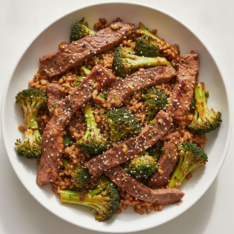 Sesame Beef and Broccoli Stir-Fry