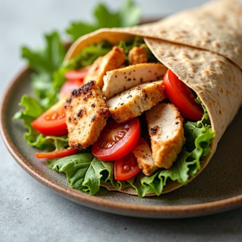 Grilled Chicken Fresh Veggie Wrap