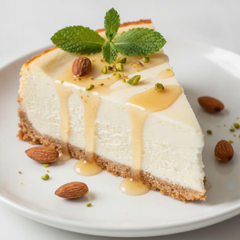 Creamy Greek Yogurt Protein Cheesecake