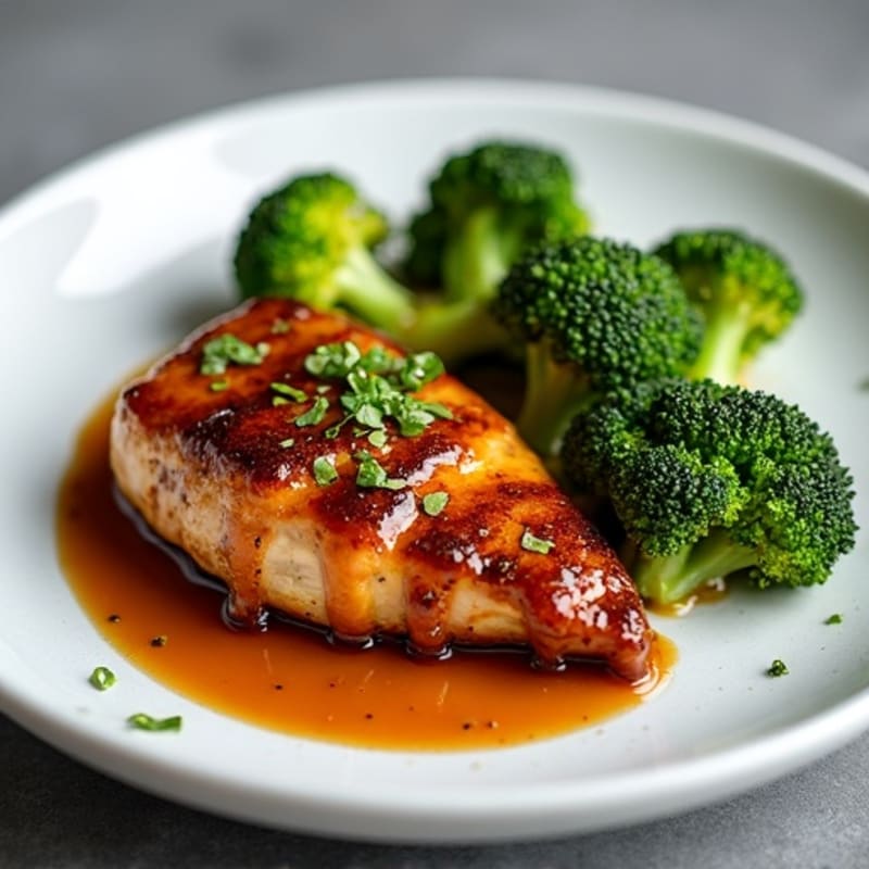 Sticky Teriyaki Chicken with Roasted Broccoli