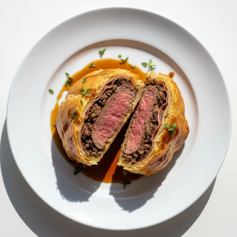 Classic Beef Wellington with Mushroom Duxelles