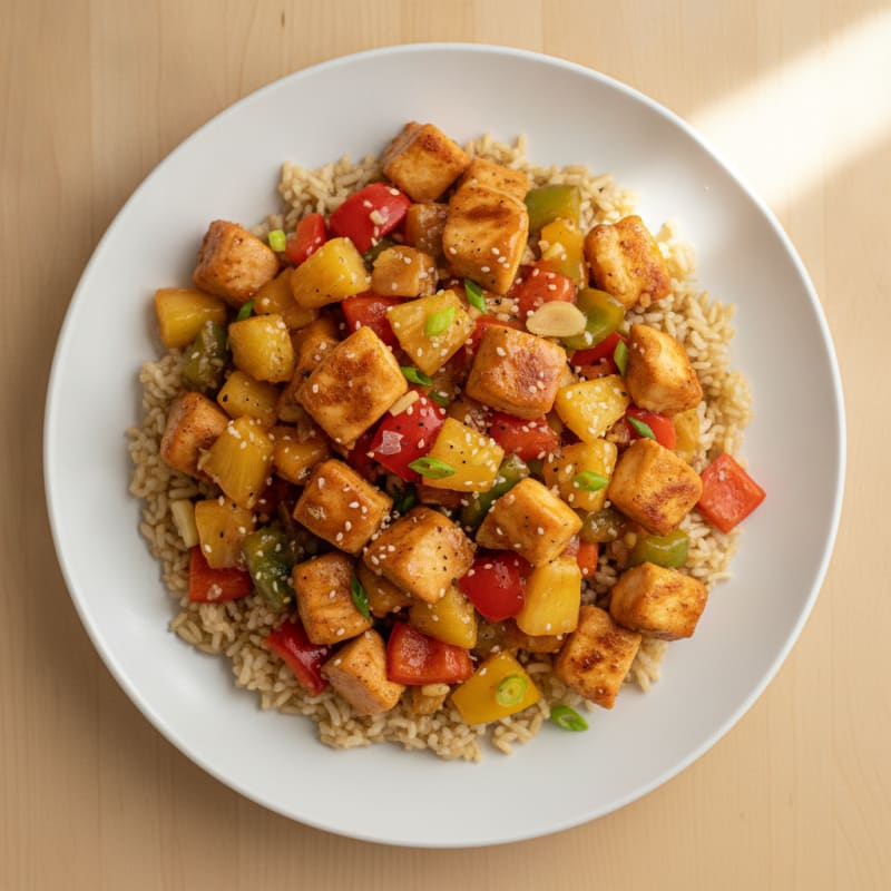 Sweet and Sour Chicken Stir-Fry