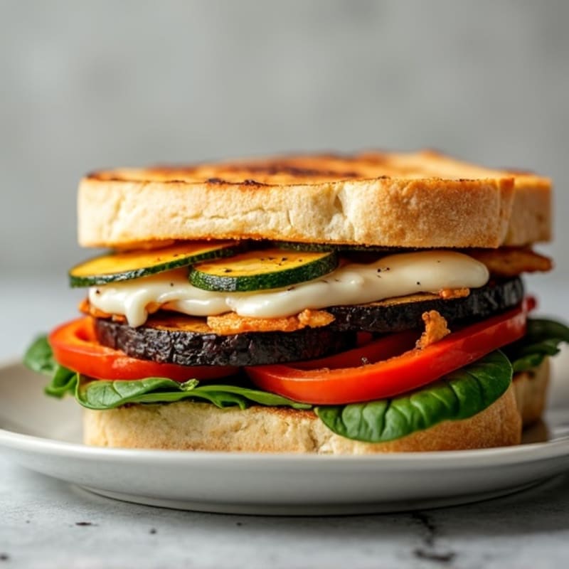 Healthy Roasted Vegetable Panini