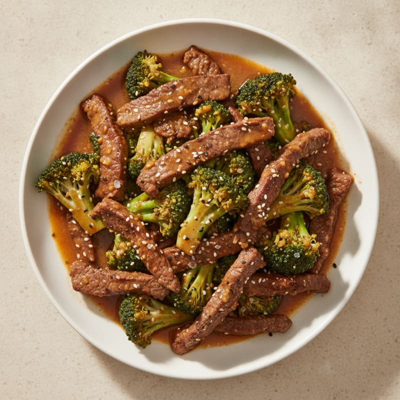 Sesame Beef & Broccoli Stir-Fry