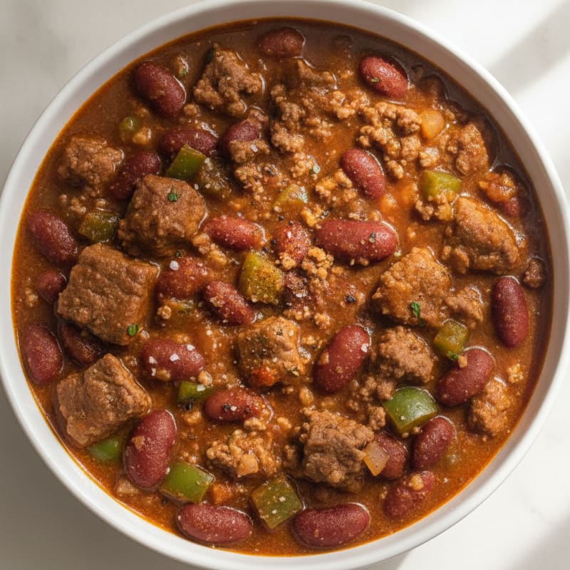 Hearty Beef and Bean Chili
