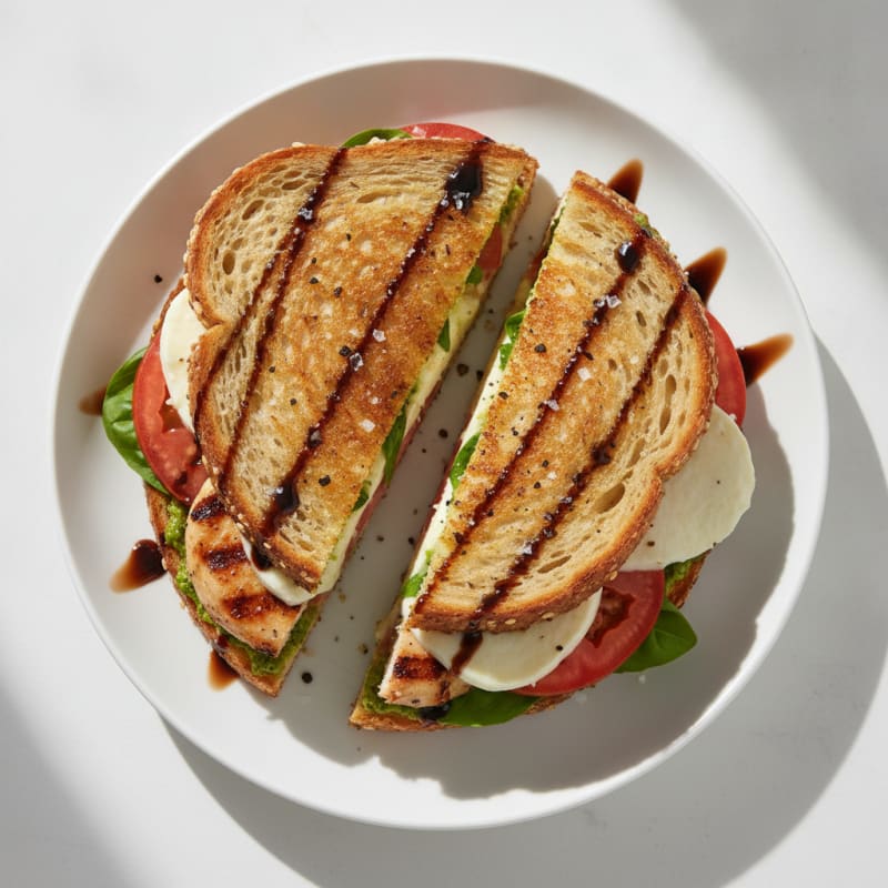 Grilled Chicken Caprese Sandwich