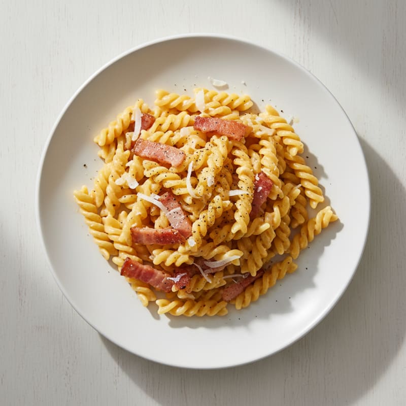Classic Carbonara with Pancetta and Egg