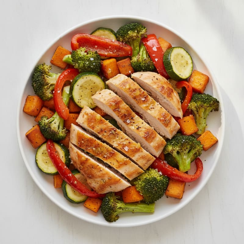 Sheet Pan Lemon Herb Chicken and Veggies