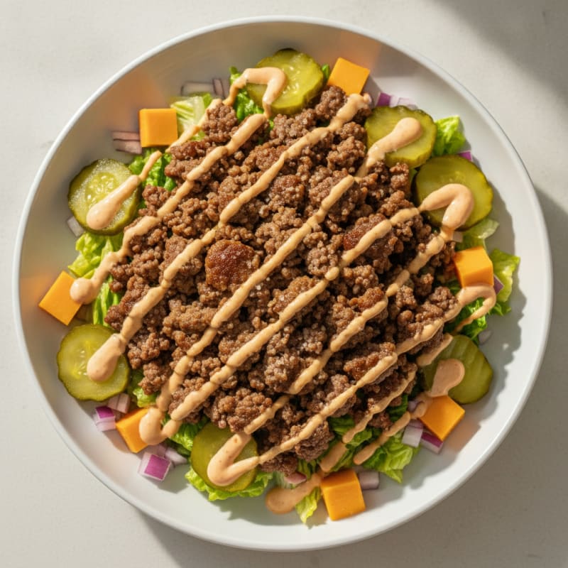 Big Mac Inspired Protein Power Bowl