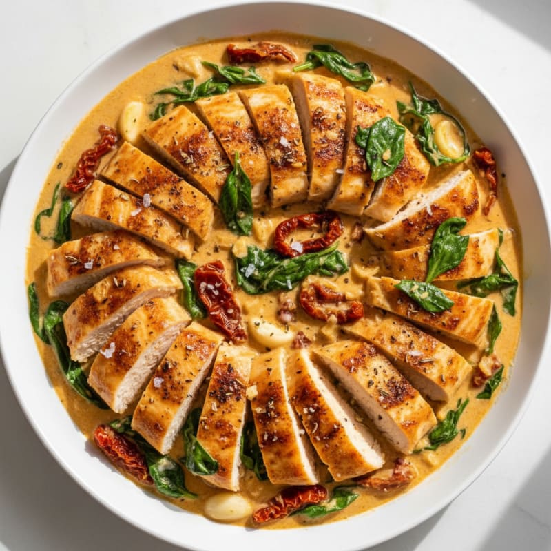 Creamy Tuscan Chicken Skillet