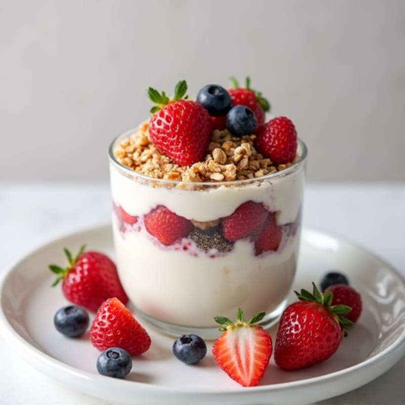 Cottage Cheese and Berry Protein Parfait