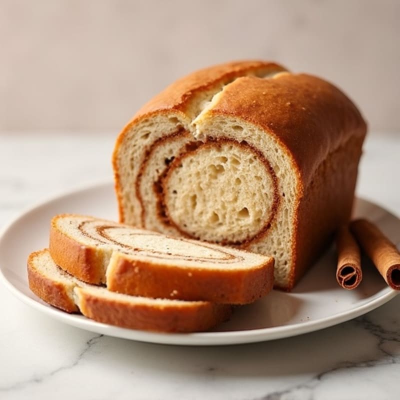 Protein-Packed Almond Flour Cinnamon Swirl Bread