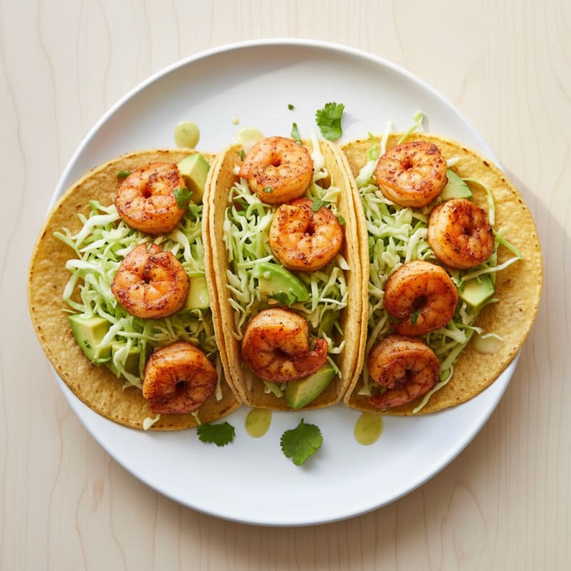 Smoky Chili-Lime Shrimp Tacos