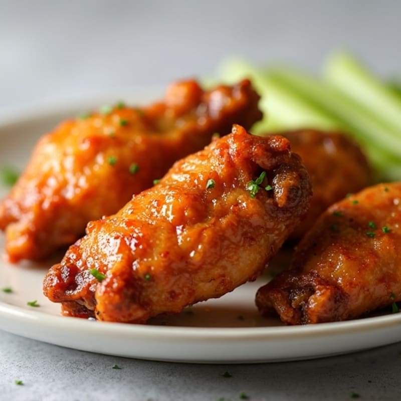 Crispy Baked Honey Glazed Chicken Wings