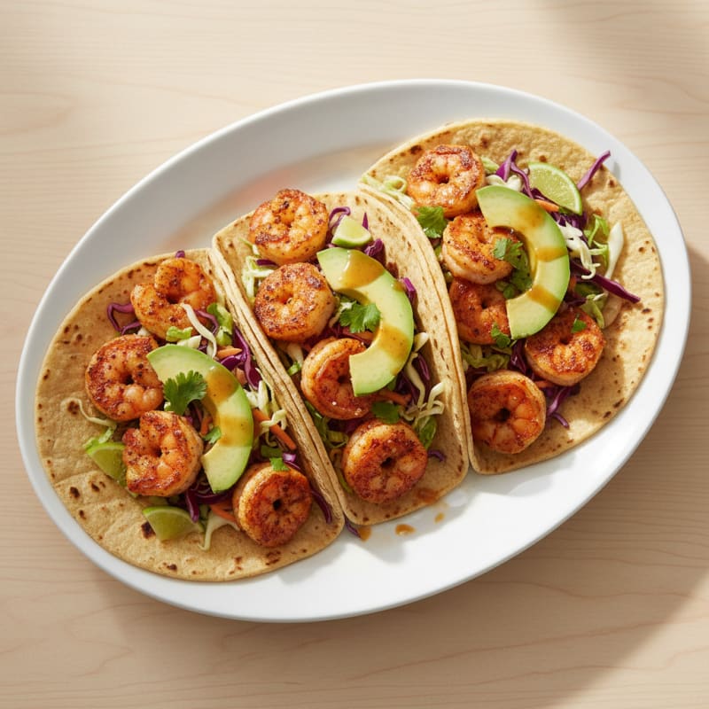 Smoky Chili-Lime Shrimp Tacos