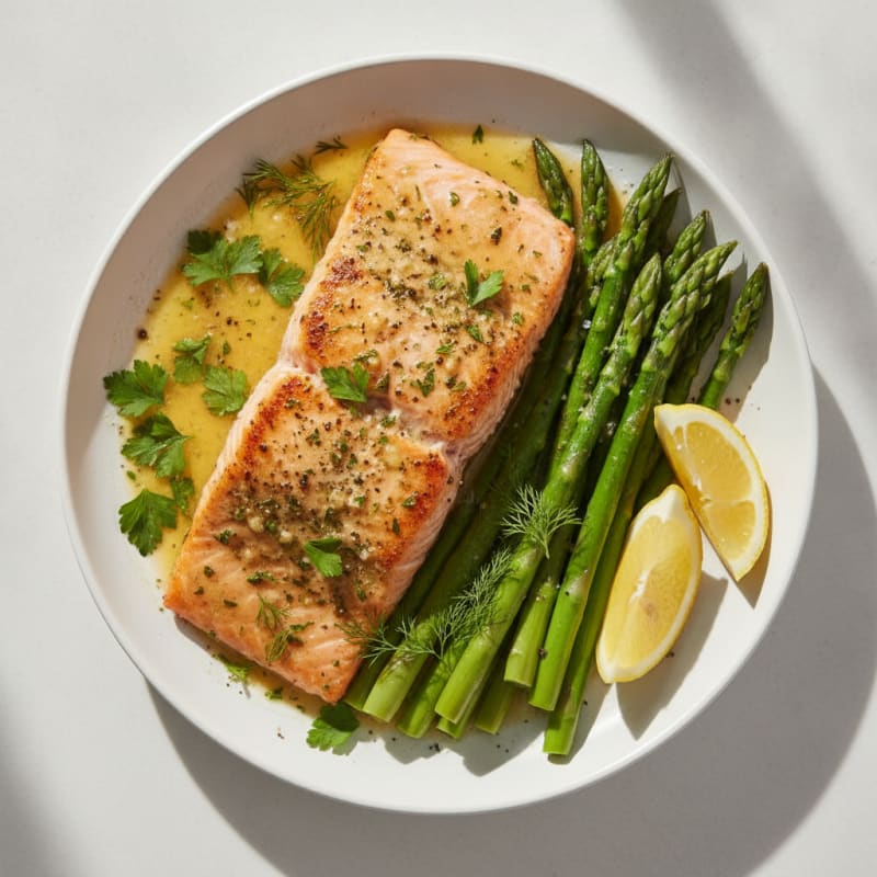 Garlic Herb Butter Salmon