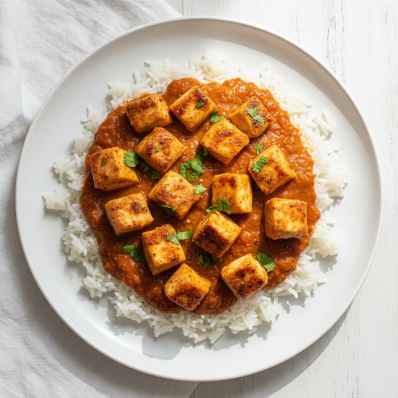 Indian Spiced Chicken with Tomato Cream Sauce