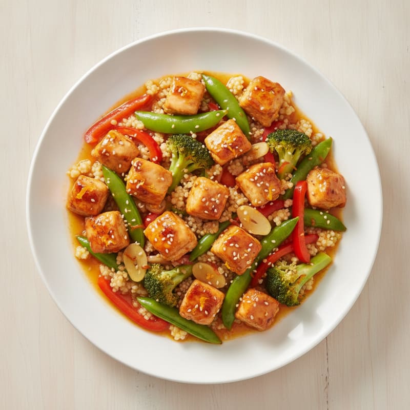 Orange Glazed Chicken Stir-Fry