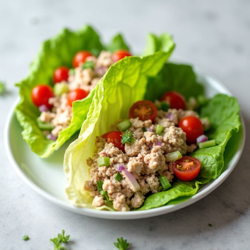 Tuna Salad Lettuce Wraps