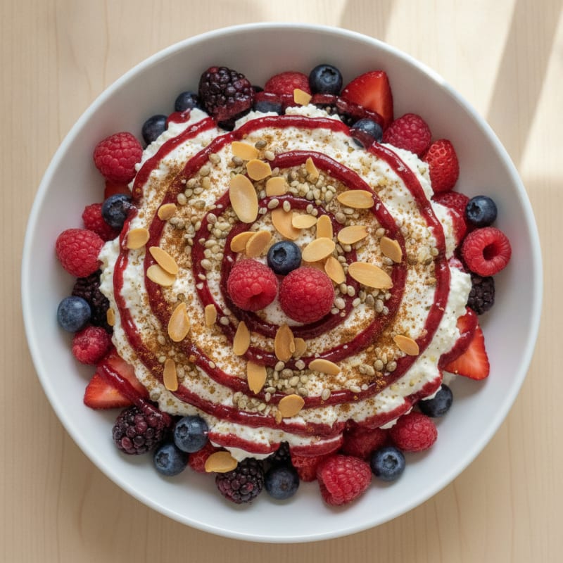 Cottage Cheese Berry Protein Parfait