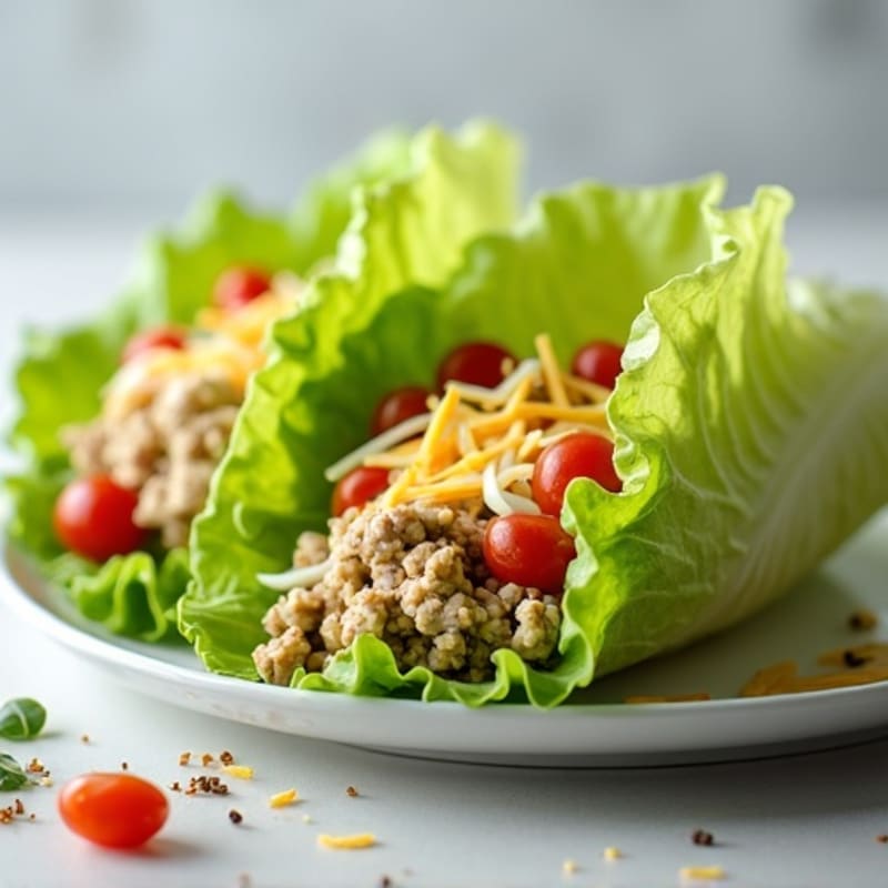 Creamy Avocado Turkey Lettuce Wrap