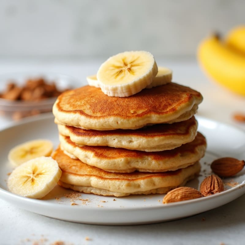 Fluffy Protein-Packed Almond Oat Pancakes