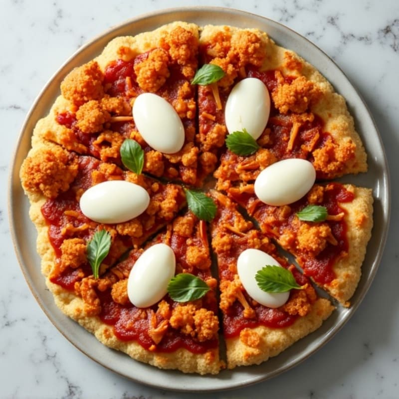 BBQ Pulled Chicken Cauliflower Crust Pizza
