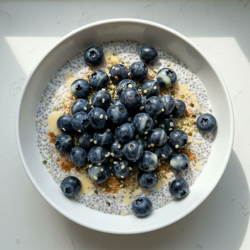 Blueberry Chia Seed Pudding