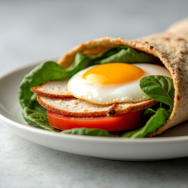 Protein-Packed Turkey and Egg Wrap