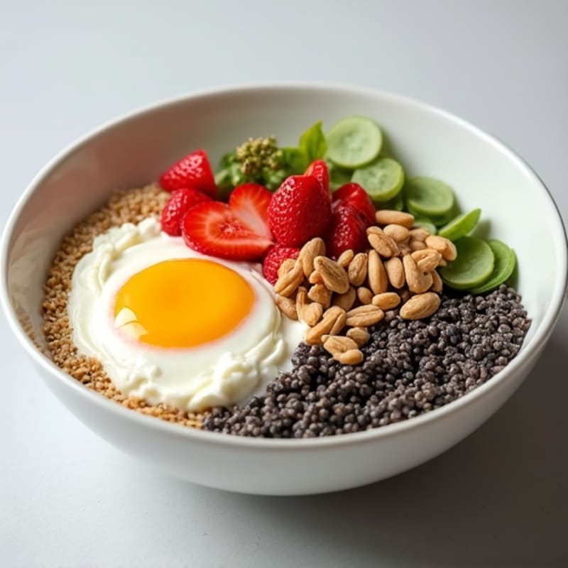 Cottage Cheese and Chia Seed Power Bowl